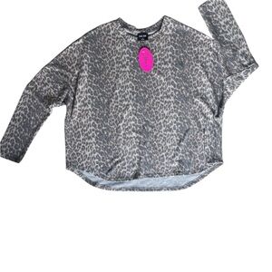 Blank Paige Animal  Print Women's Sweatshirt Size S